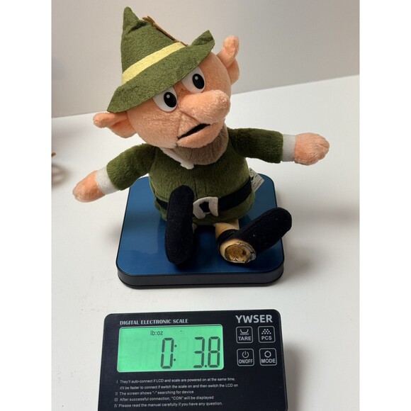 1999 CVS Stuffins 9” Plush BOSS ELF Misfit Rudolph Red Nosed Reindeer Tag Damage - Picture 13 of 13